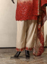 Raad Luxury Embroidered Lawn Suits Stitched 3 Piece - RD25LEF HSE03